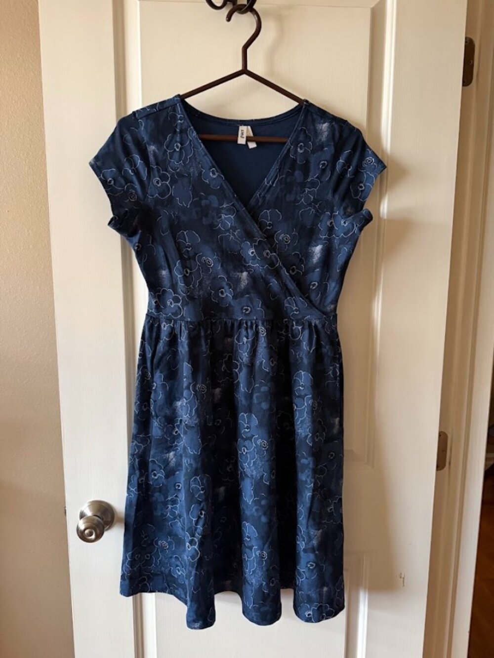PACT Fit and Flare organic cotton dress.